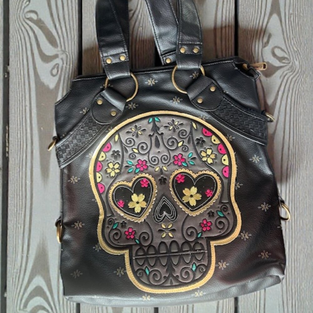Loungefly Sugar Skull Shoulder Bag Purse - Beautiful, Fun Bag!